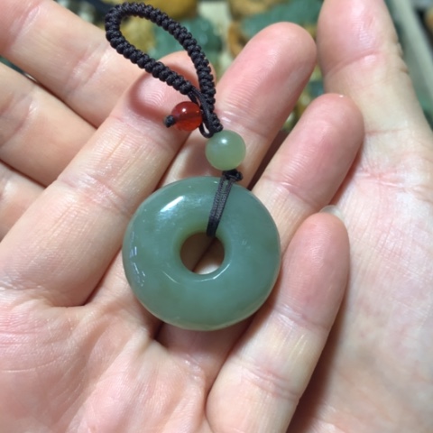 【闪购商品】颈饰未镶嵌岫岩河磨玉（透闪石质玉）
