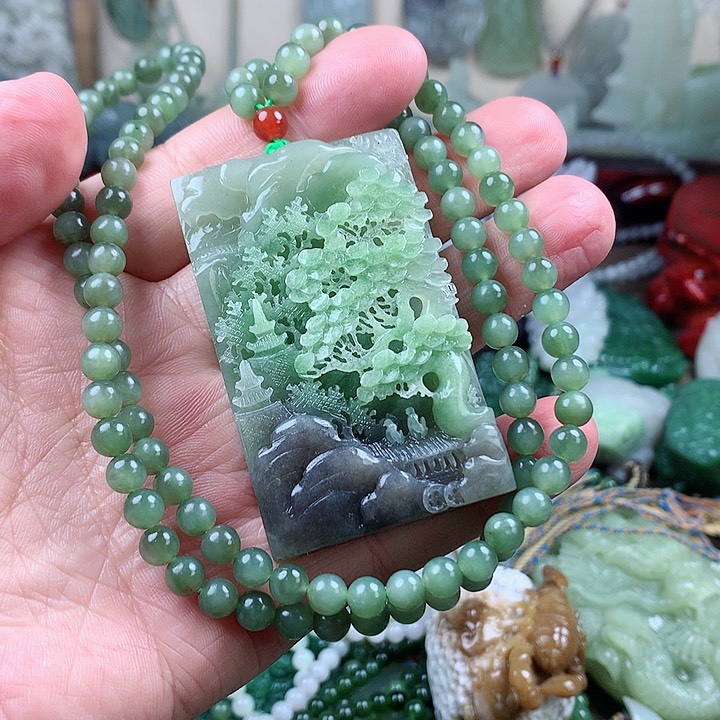 未镶嵌和田玉挂件期*