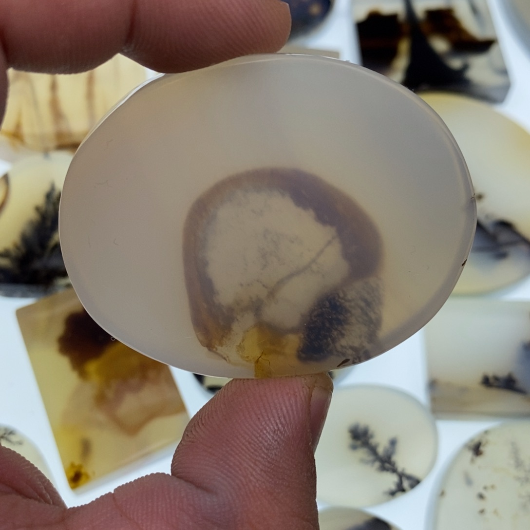 玛瑙/玉髓牌子足银镀金镶嵌