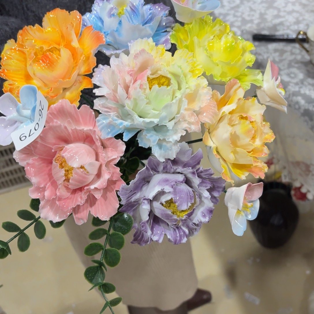 陶瓷花，拍满20发货，退款拉黑，2679