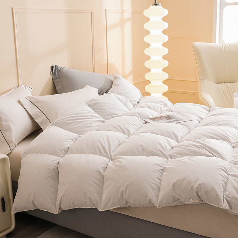 【订单尾单】800蓬95冰城雁鸭绒空调被春秋被超柔面料羽绒被四季