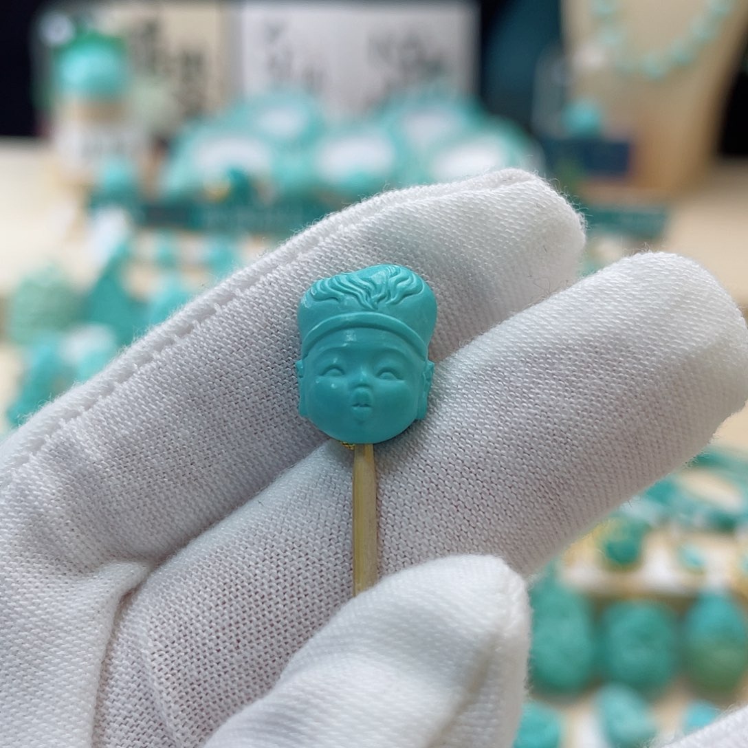 绿松石珠宝奇石未镶嵌