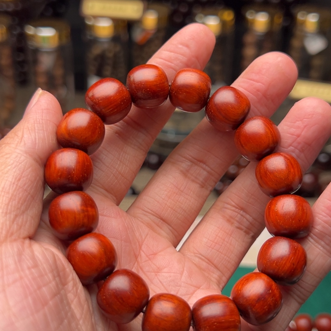 檀香紫檀（小叶紫檀）手串/手链1314原汁原味5星泥料特价款