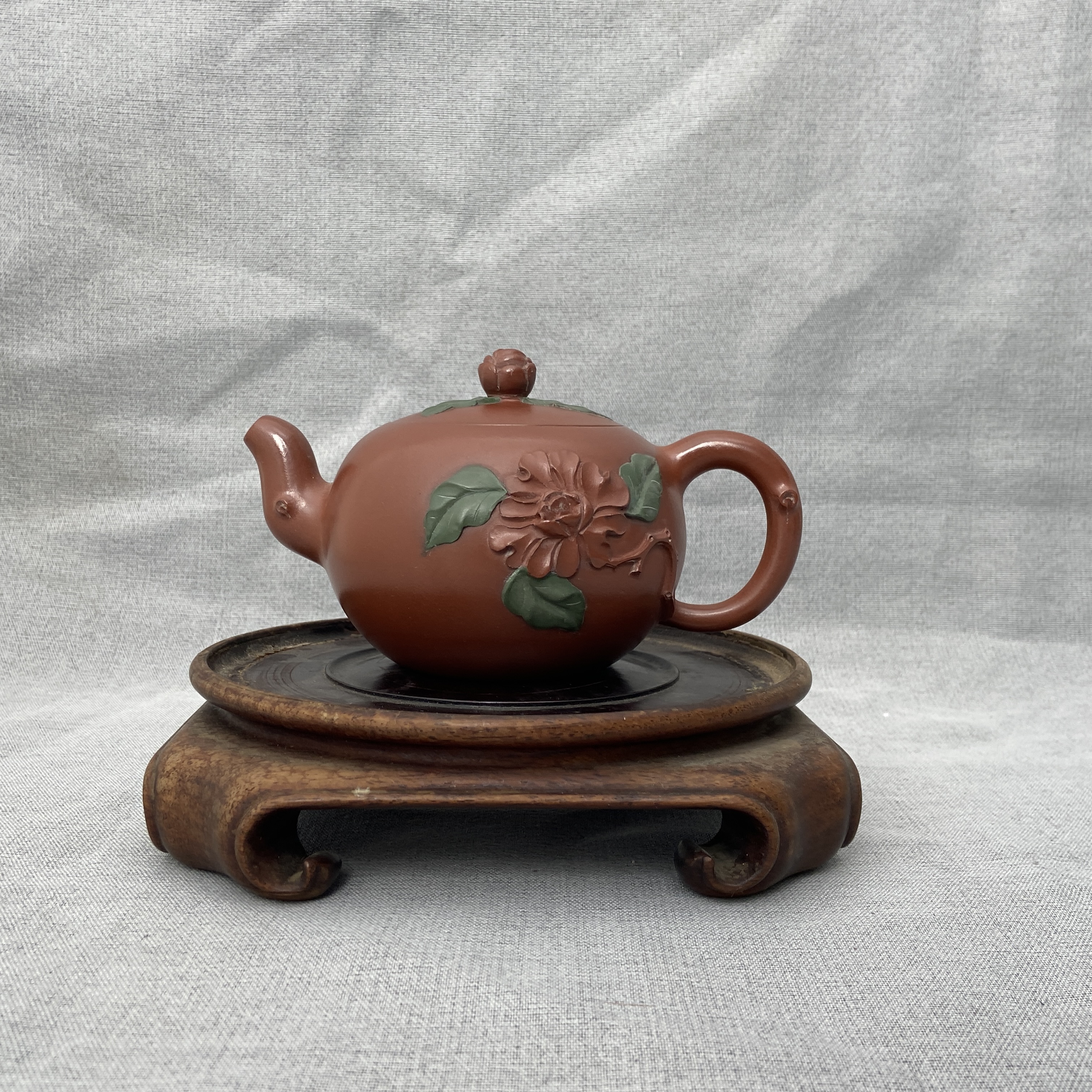 宜兴手工紫砂陶 茶壶GS3482-7