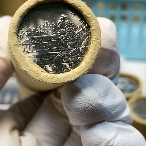 其他普通金属朱爷爷纪念币整卷50枚，，，，，