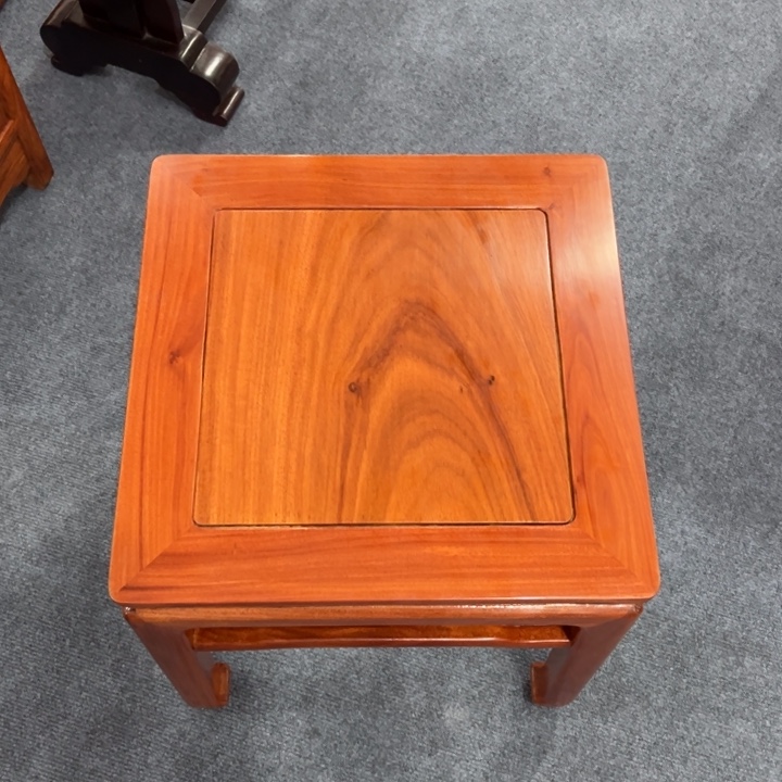 书***叶家具紫檀木类方凳