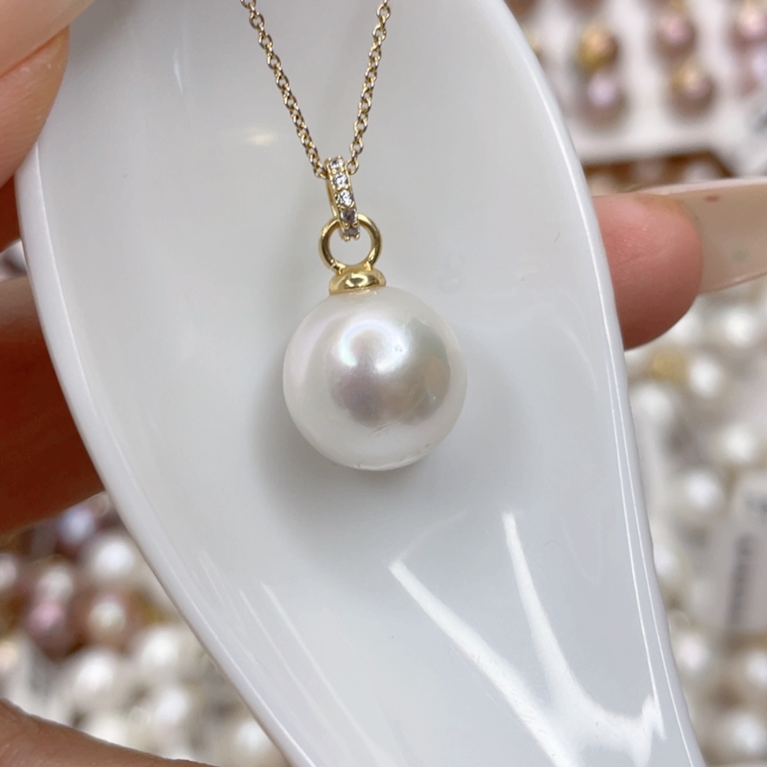 淡水珍珠未镶嵌吊坠(赠链)