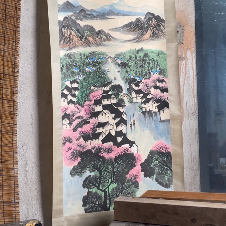 竖款家装装饰画8888