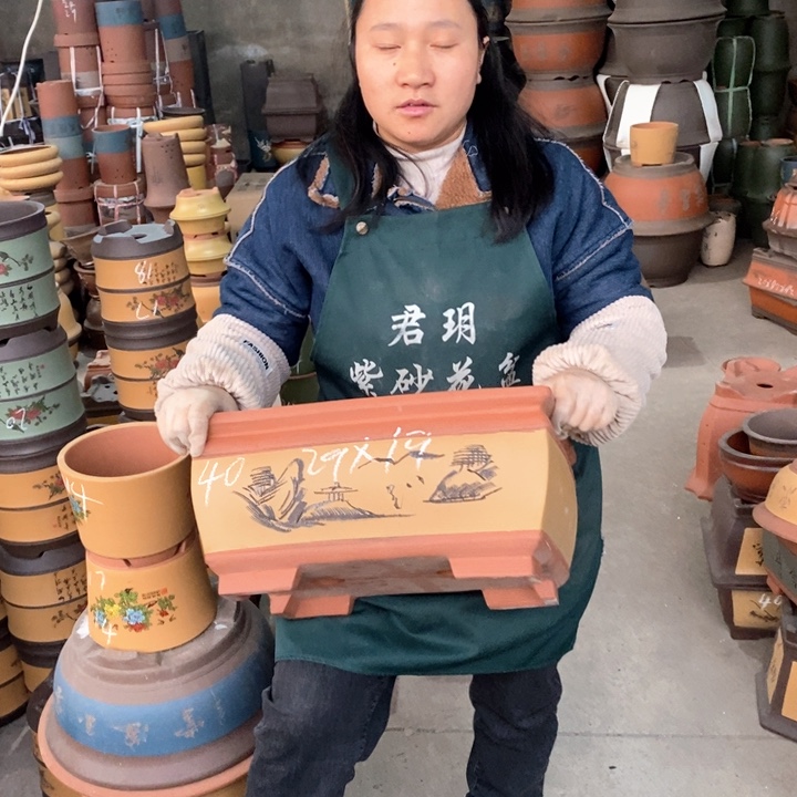 紫砂花盆紫砂花盆盆栽花卉苗木种植
