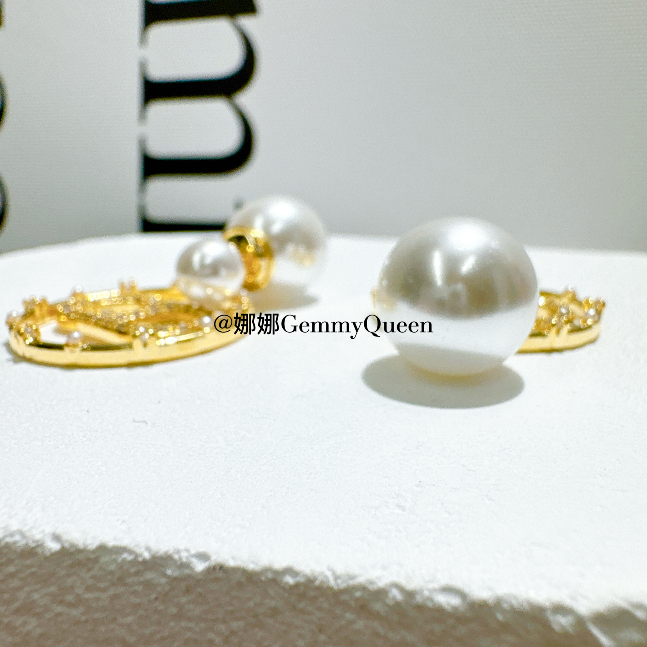 铜合金合成锆石耳饰 娜娜GemmyQueen耳环GQ03082