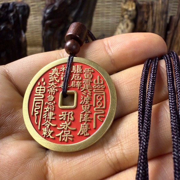 【武当山发货】武当山走流程山贵花钱真武大帝正品纯黄铜/中式/摆件