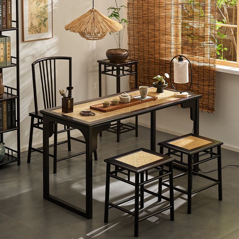 新中式茶桌禅意茶台功夫茶艺茶几泡茶桌茶室桌椅组合家具茶空间3Z