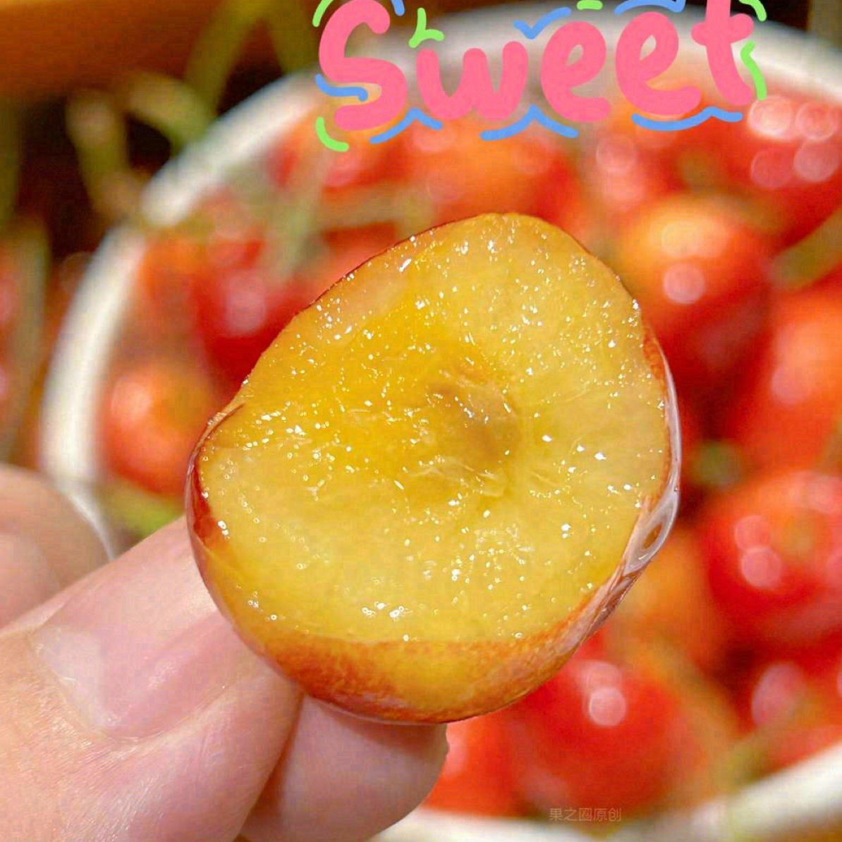 空运 雷尼尔  3J黄金车厘子  内附果径卡脆甜多汁新货