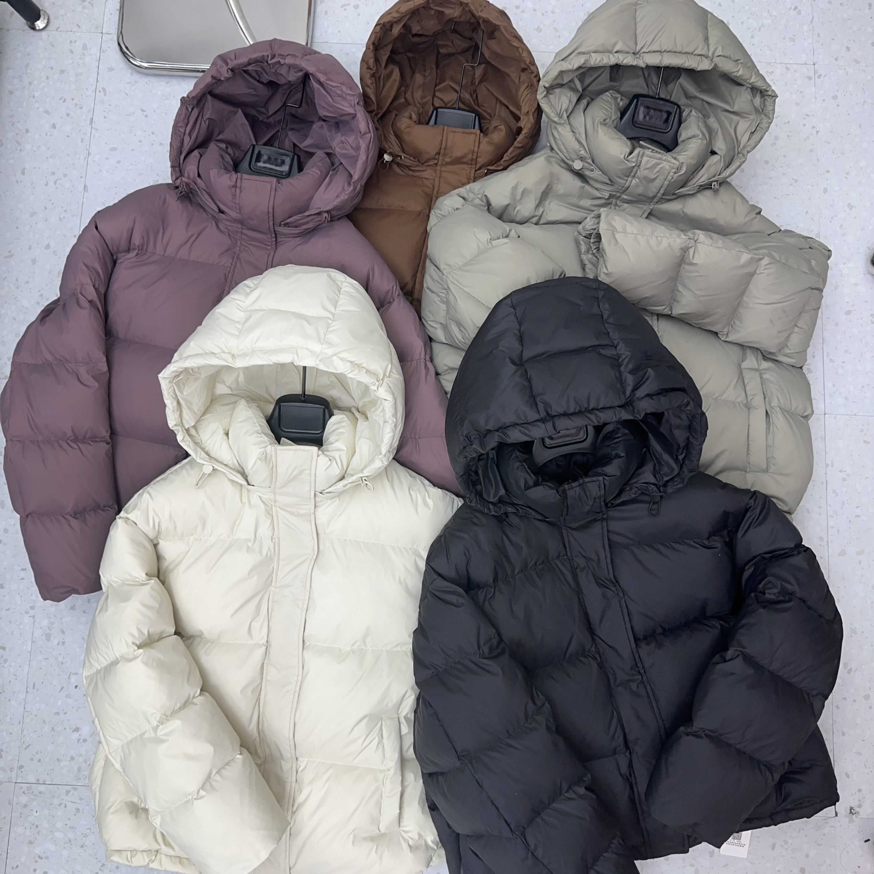 【帽子可拆】女生穿的！穿上好看！帽子可拆！白鸭绒羽绒服，忒暖和了