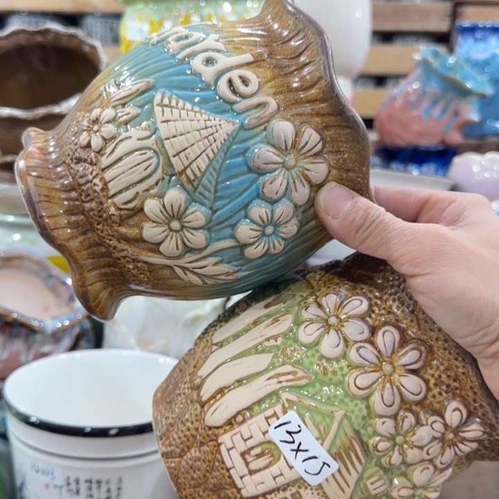 凑9块包邮，有孔，花盆