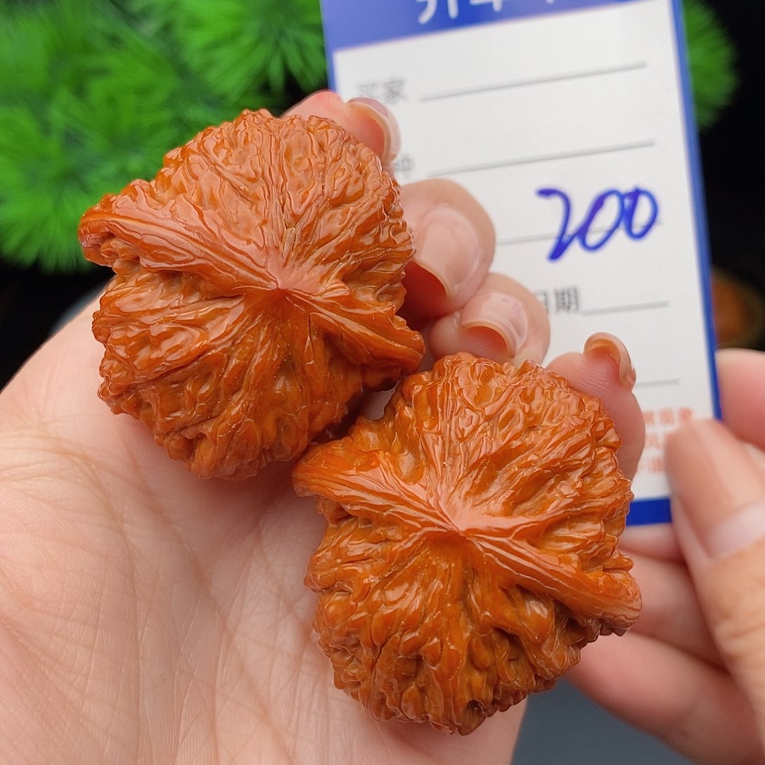 文玩核桃把件40山地磨盘200