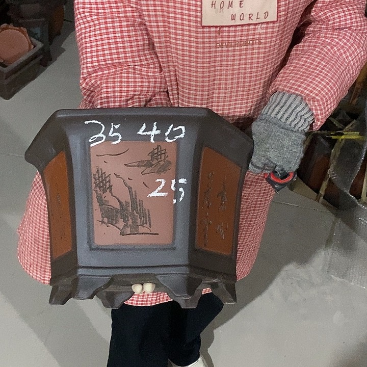 紫砂花盆紫砂花盆