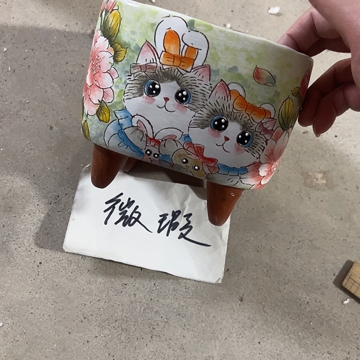 景德镇手绘花盆性价比超高