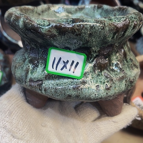 红陶粗陶花盆手工