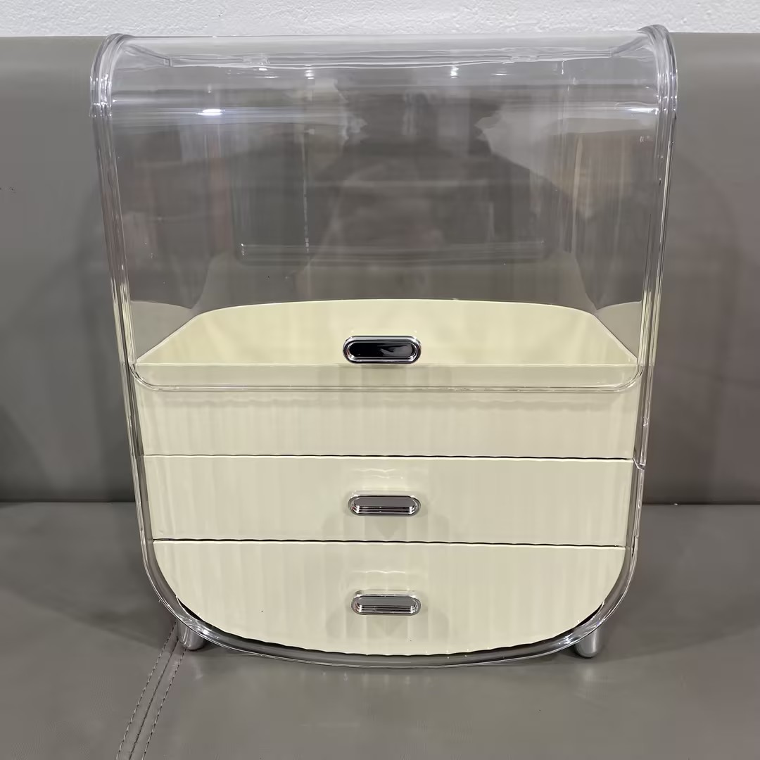 护肤品置物架子桌面梳妆台首饰盒抽屉式化妆柜 AL