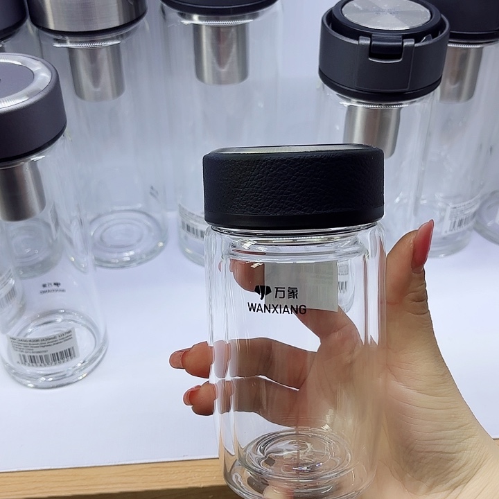 万象品牌双层玻璃杯V65容量280ML