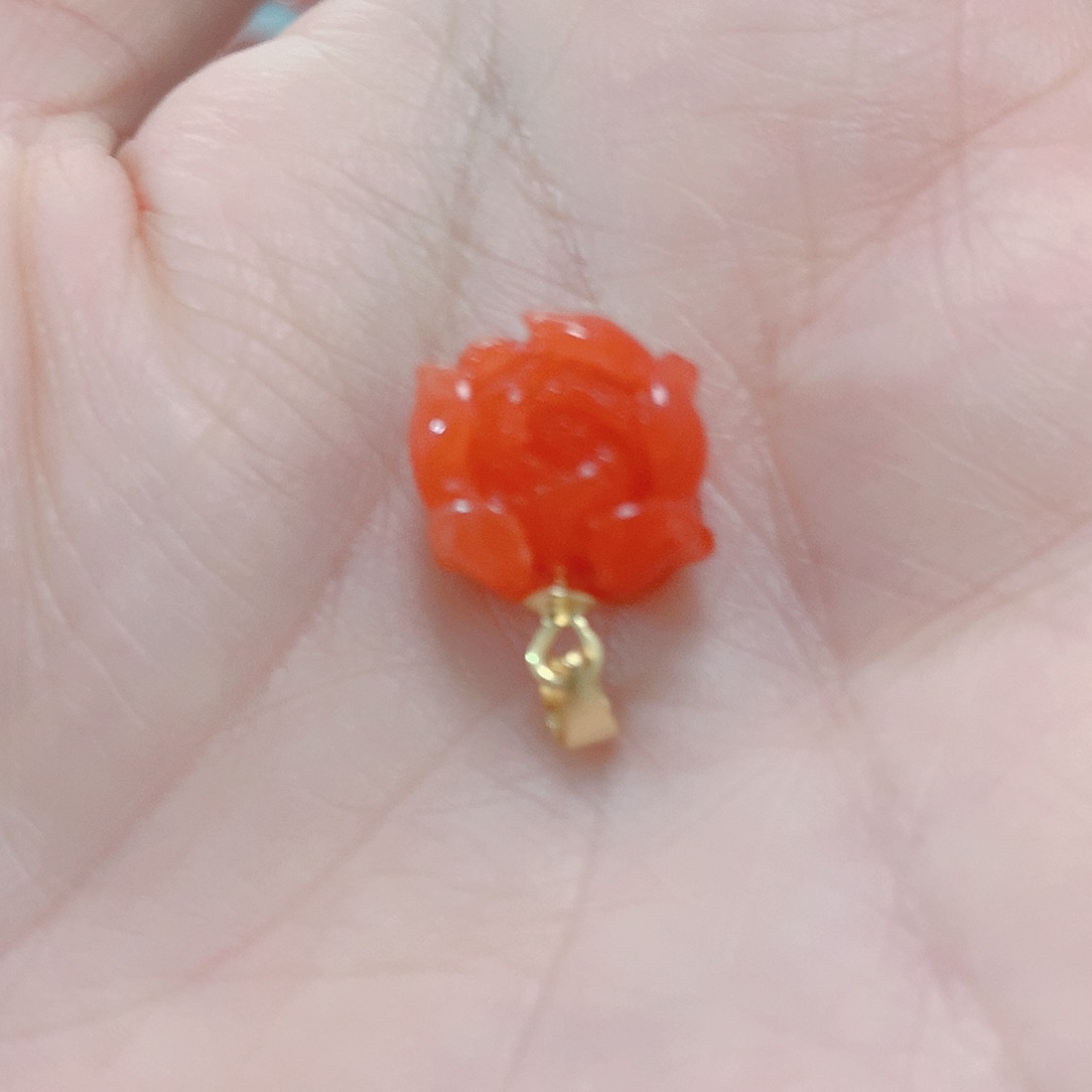 南红玛瑙吊坠(不含链)银S925镶嵌