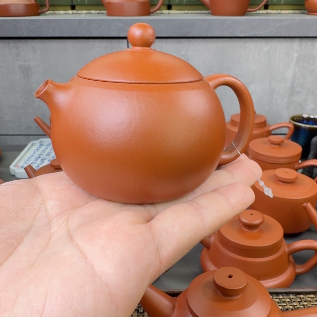 紫砂茶壶微瑕西施