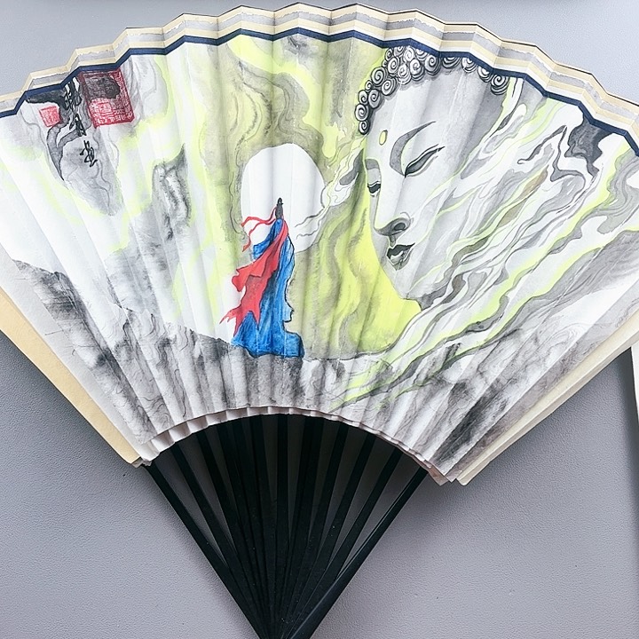 扇子95寸16方2.0扇面折扇