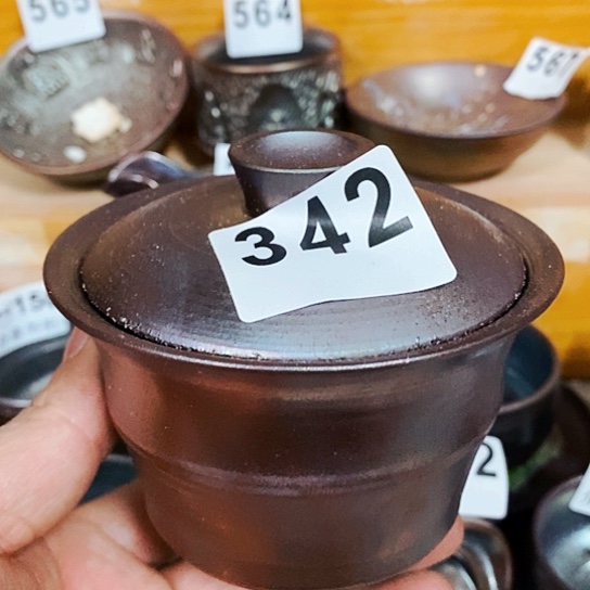 茶杯紫泥柴烧纯手工342