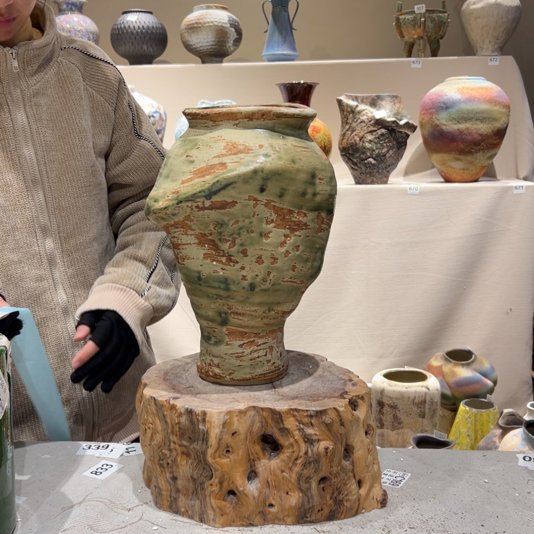 花瓶摆件花瓶摆件花瓶359华庭街上釉面条