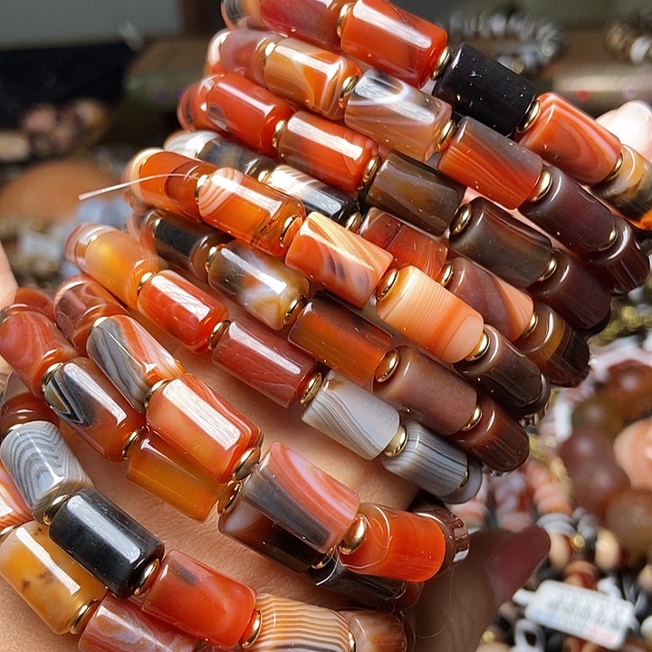 玛瑙/玉髓未镶嵌手链发一条