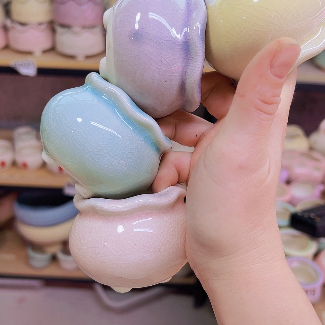 陶瓷花盆当场凑满12包邮