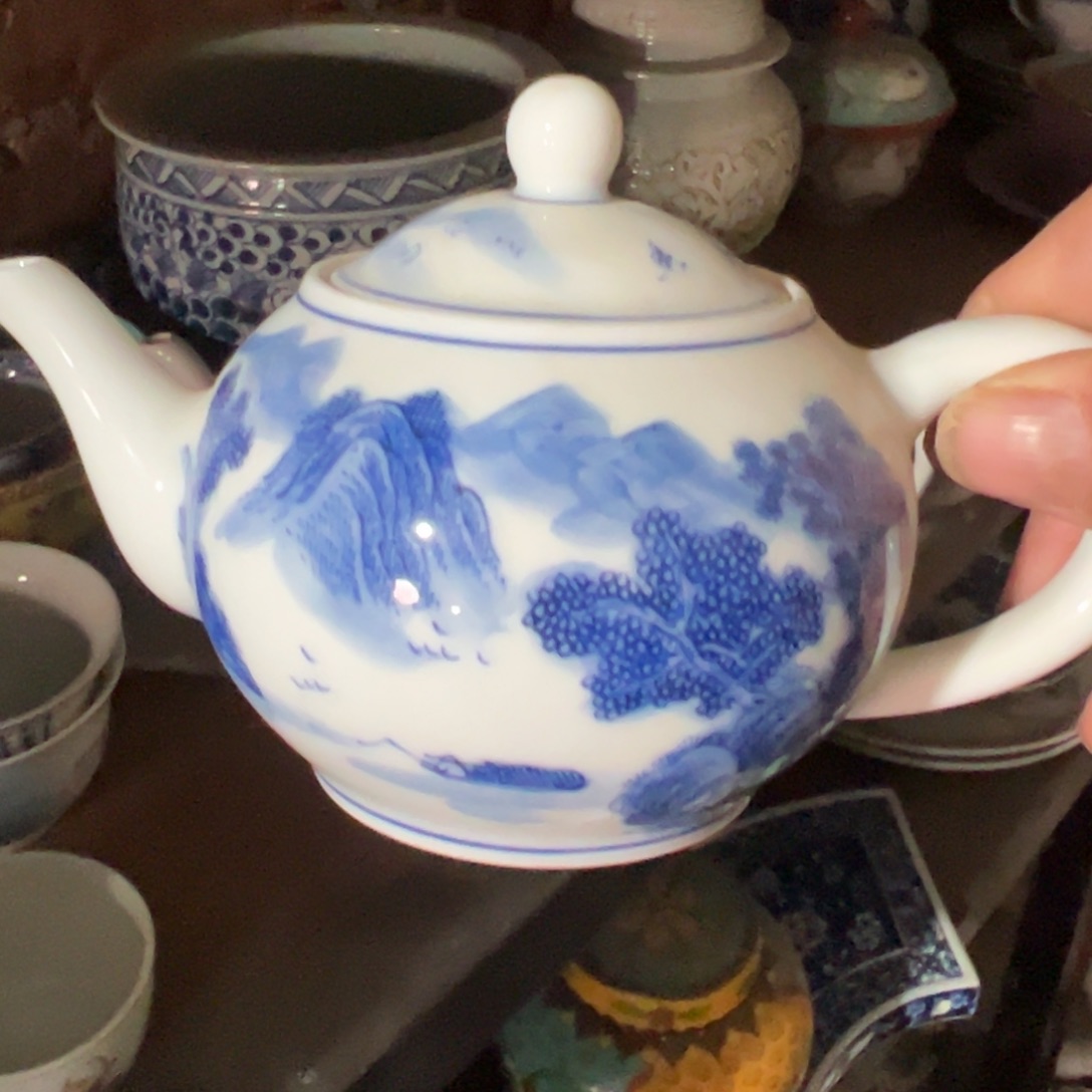 摆件弱**体景德镇青花瓷器