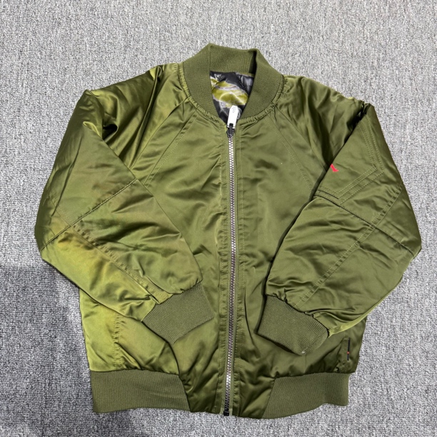 儿童棒球领宽松飞行员夹克外套美式复古休闲防风工装外套