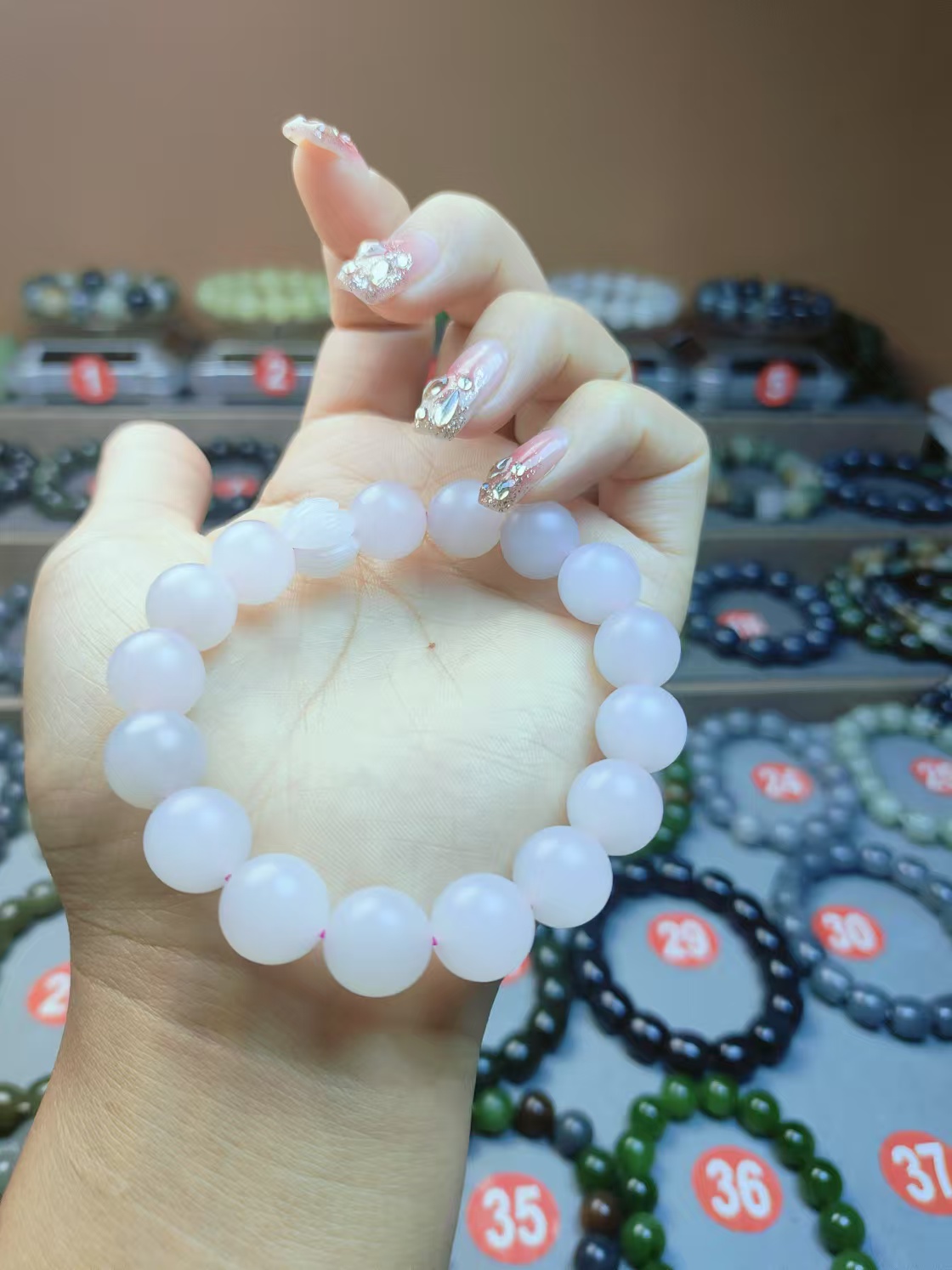 和田玉青海料藕粉卡12