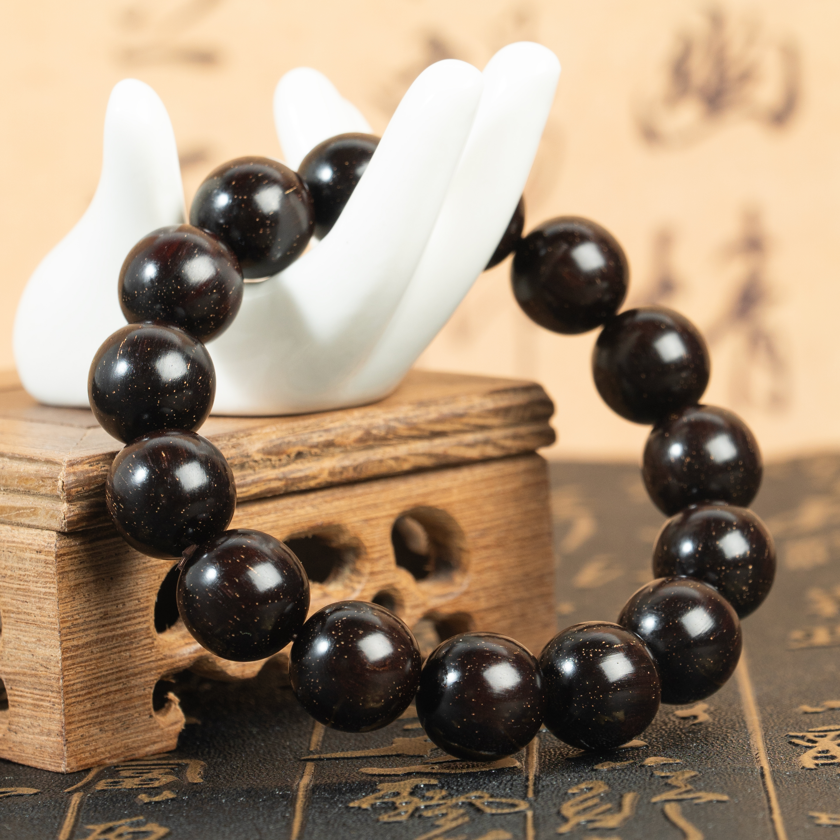 印度小叶紫檀1.5-15颗单圈-满星-01010855-250224