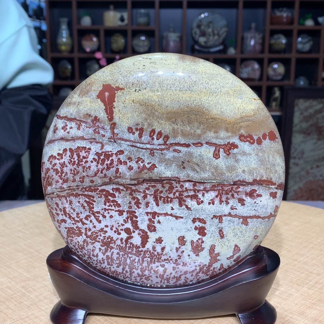 紫砂广西国画石，收藏观赏