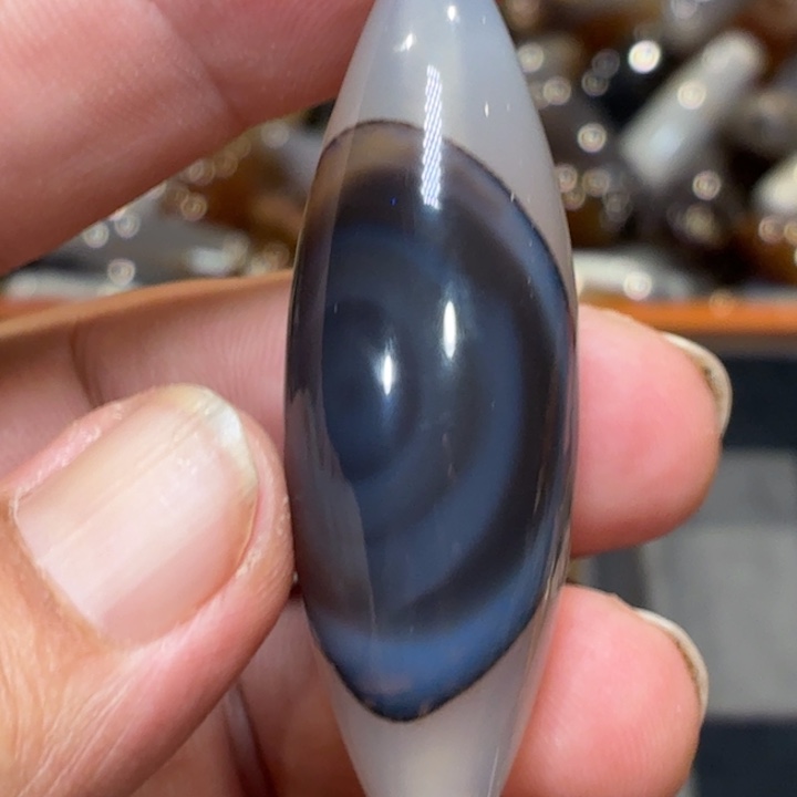 玛瑙/玉髓散珠_HEIMORI 天然天珠