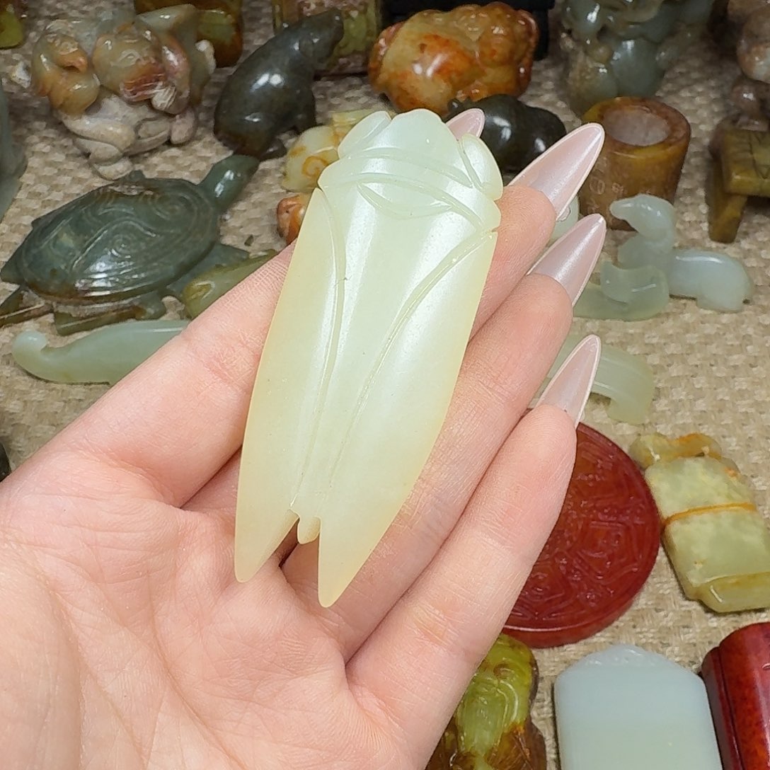 白玉菩提吊坠挂件