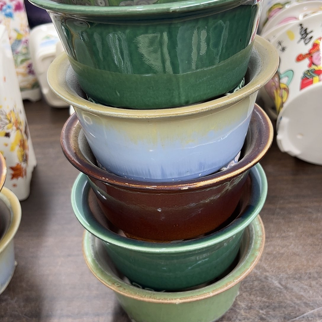 紫砂花盆华****哥028号瑕疵6个15/7.5磨脚介意勿拍