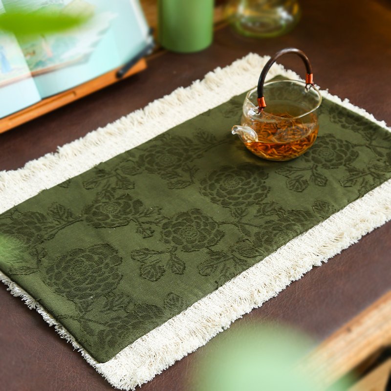 提花玫瑰茶席【47*24cm】