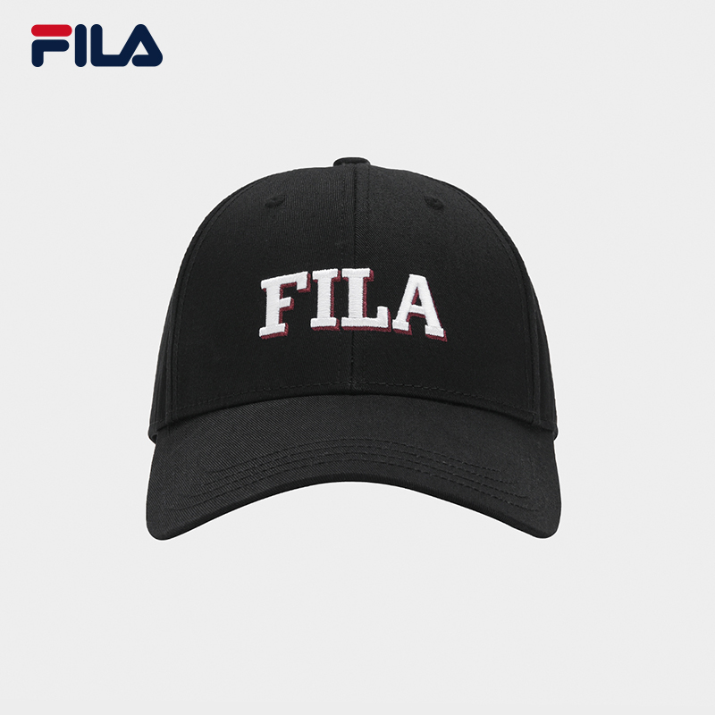 Fila/斐乐鸭舌帽运动帽子户外情侣夏季遮阳中性休闲帽F13U549238F