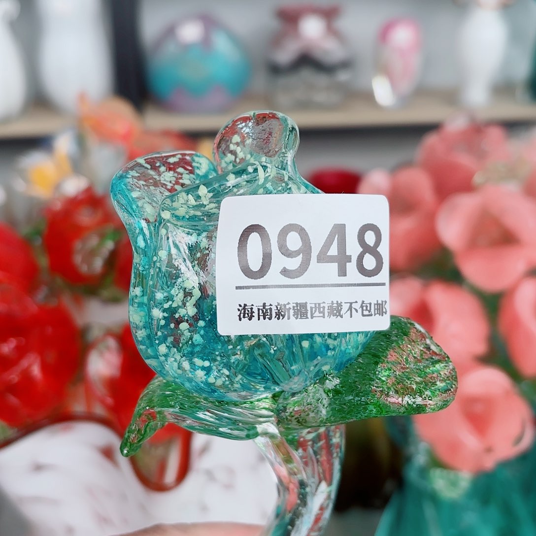 琉璃0948夜光花 家悦美居摆件和花瓶