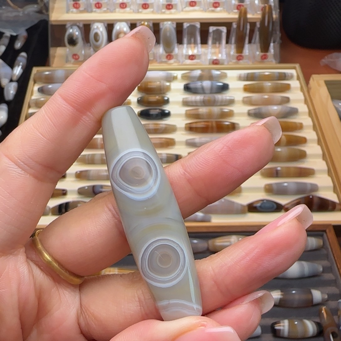 玛瑙/玉髓锁骨未镶嵌平****）