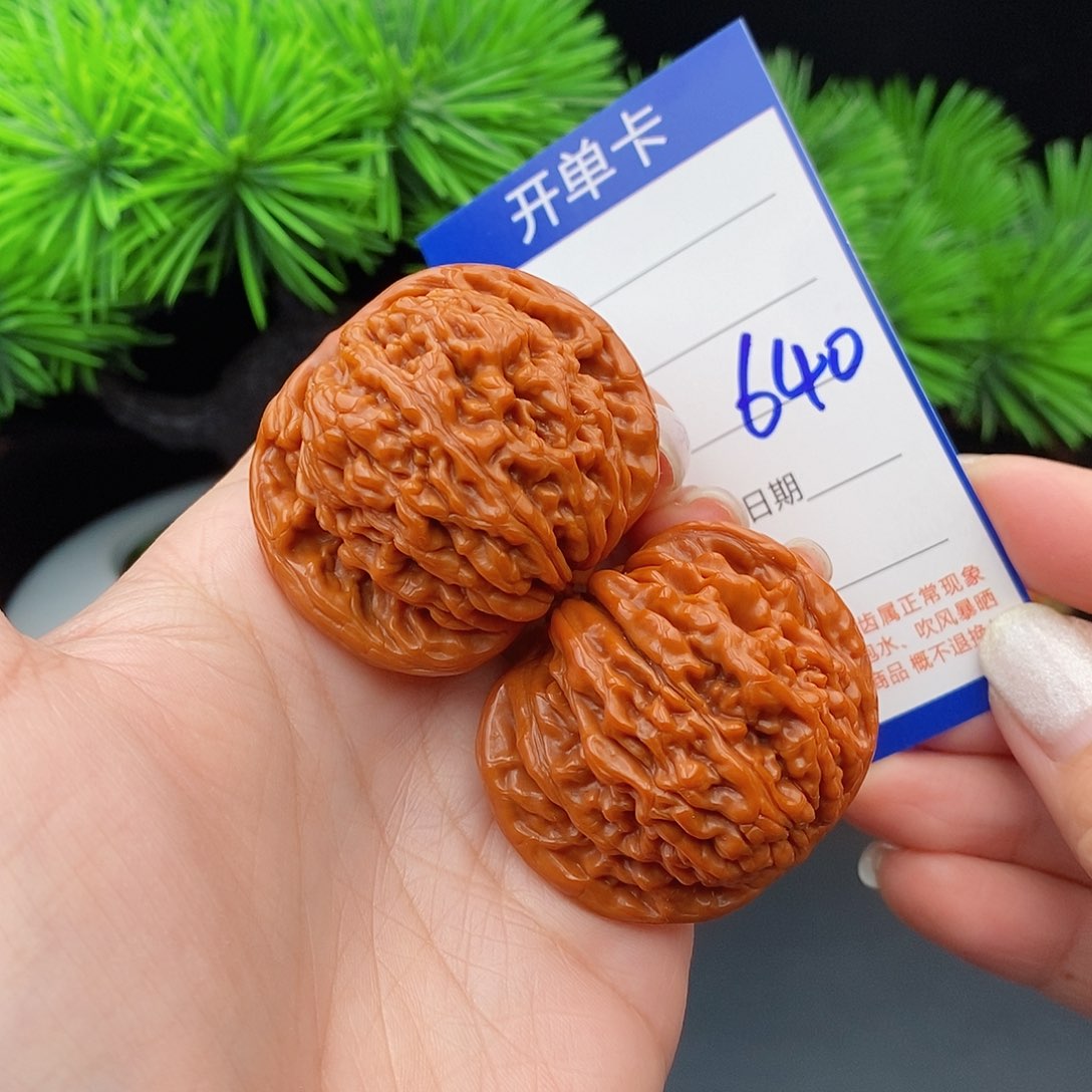 文玩核桃把件44四座楼640