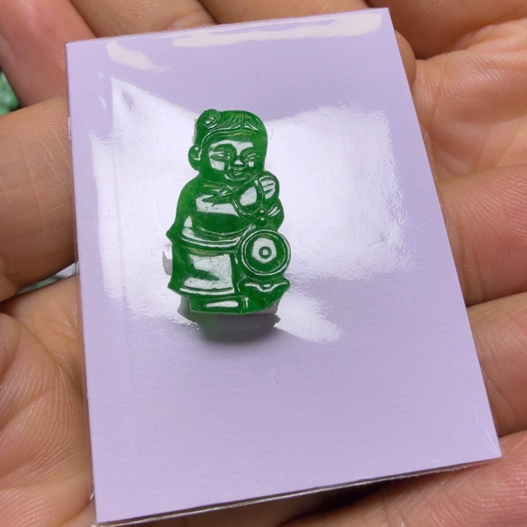 游***戈翡翠未镶嵌颈饰吊坠