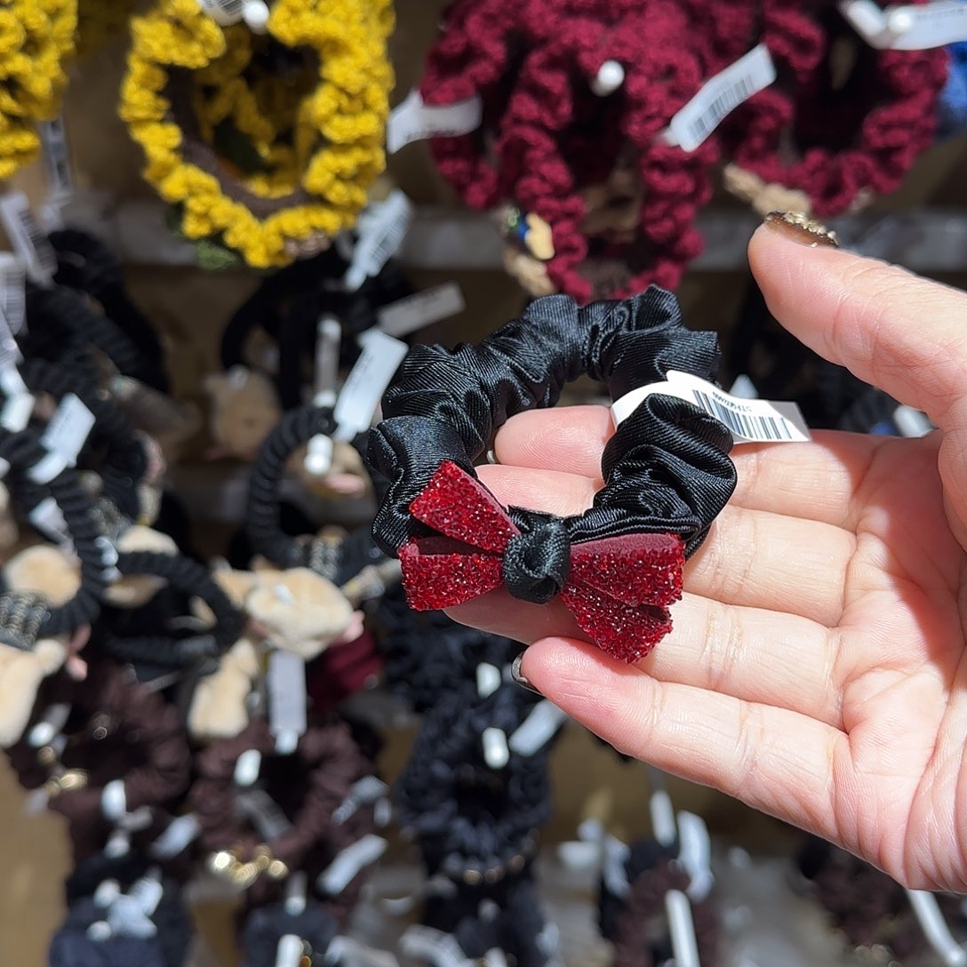 非金属红色领结发圈