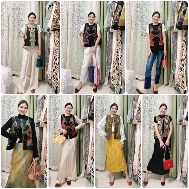 如意款重工纯手工马甲