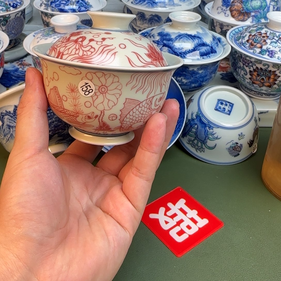 吧***恰彦祖纯手工手绘茶具158