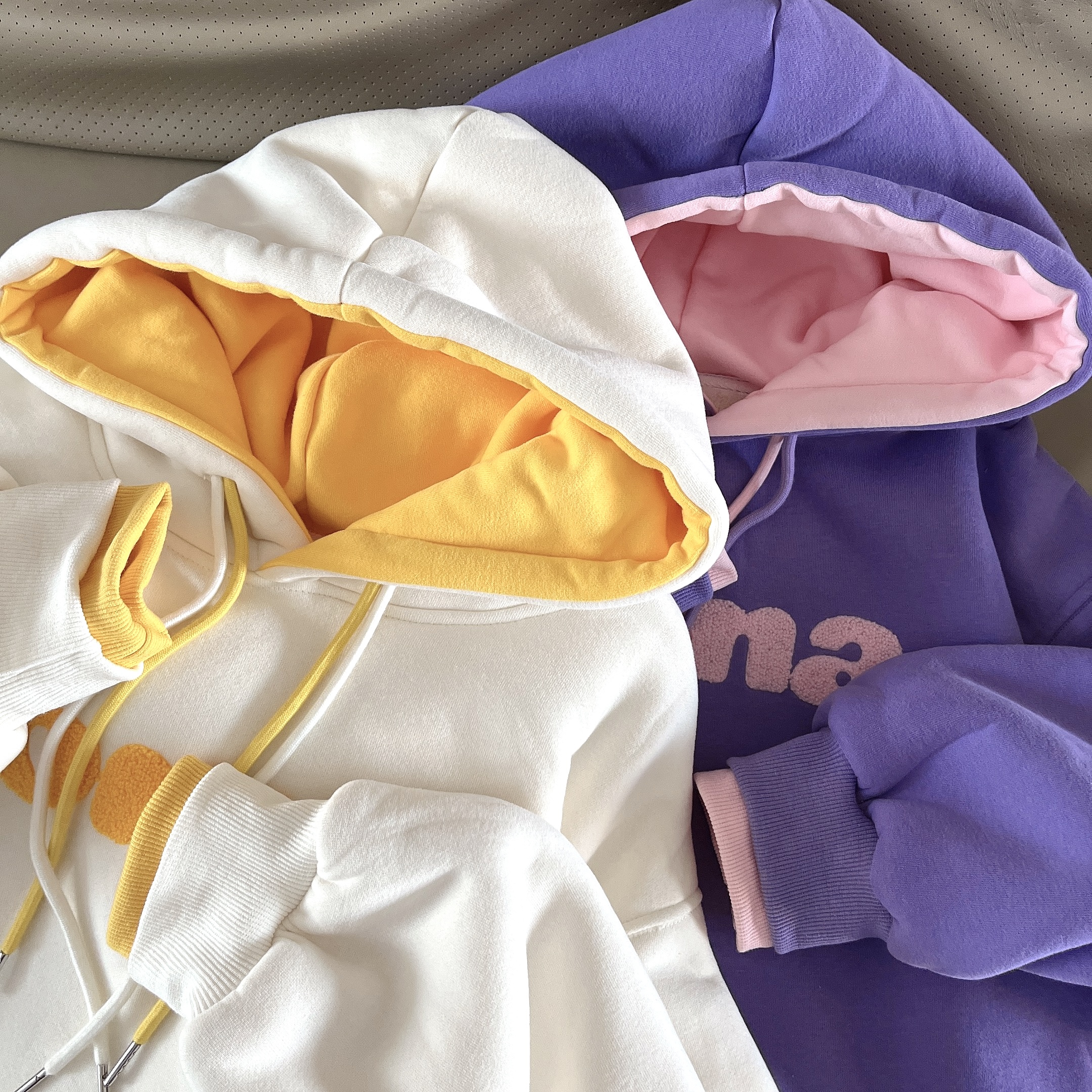 【巨厚长款-大版型-9161】新款加厚北极绒卫衣宽松百搭通勤连帽上衣